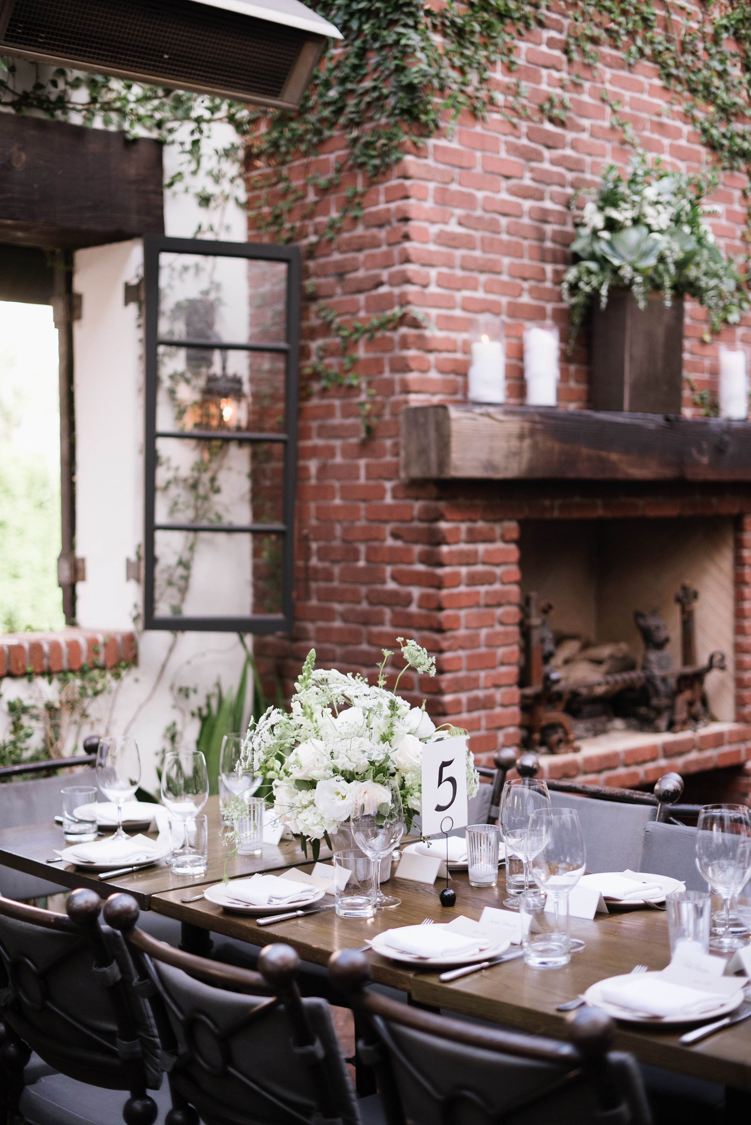 a.o.c. patio wedding